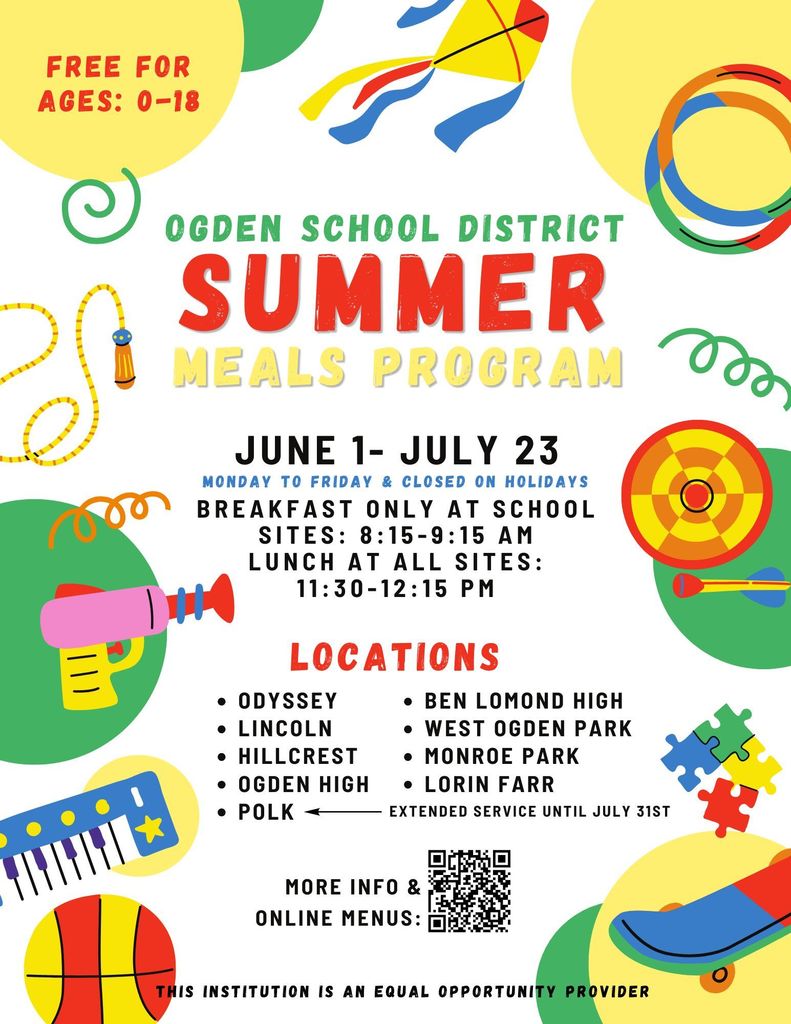Ogden School District Summer Meals Program