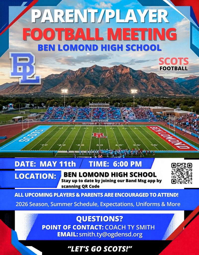 Ben Lomond Football meeting for Parents and players 