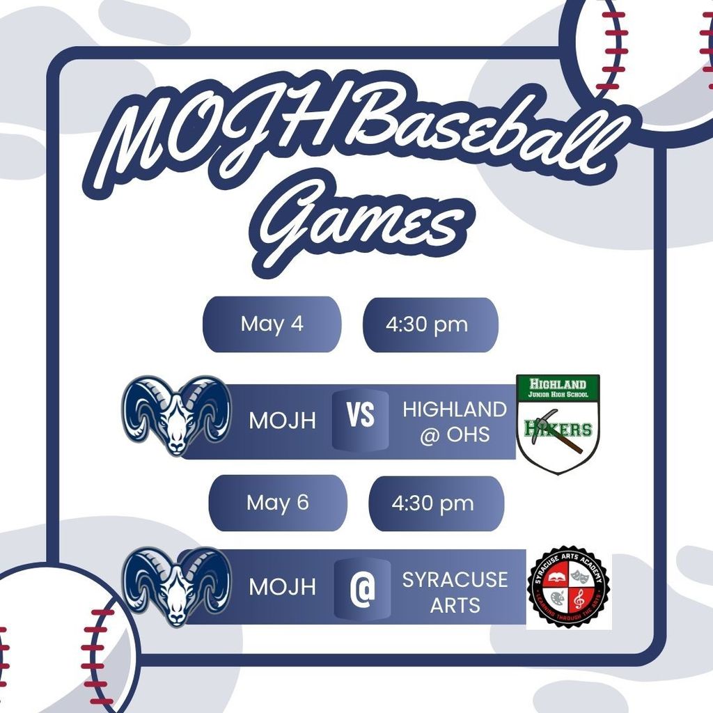 MOJH Baseball Games