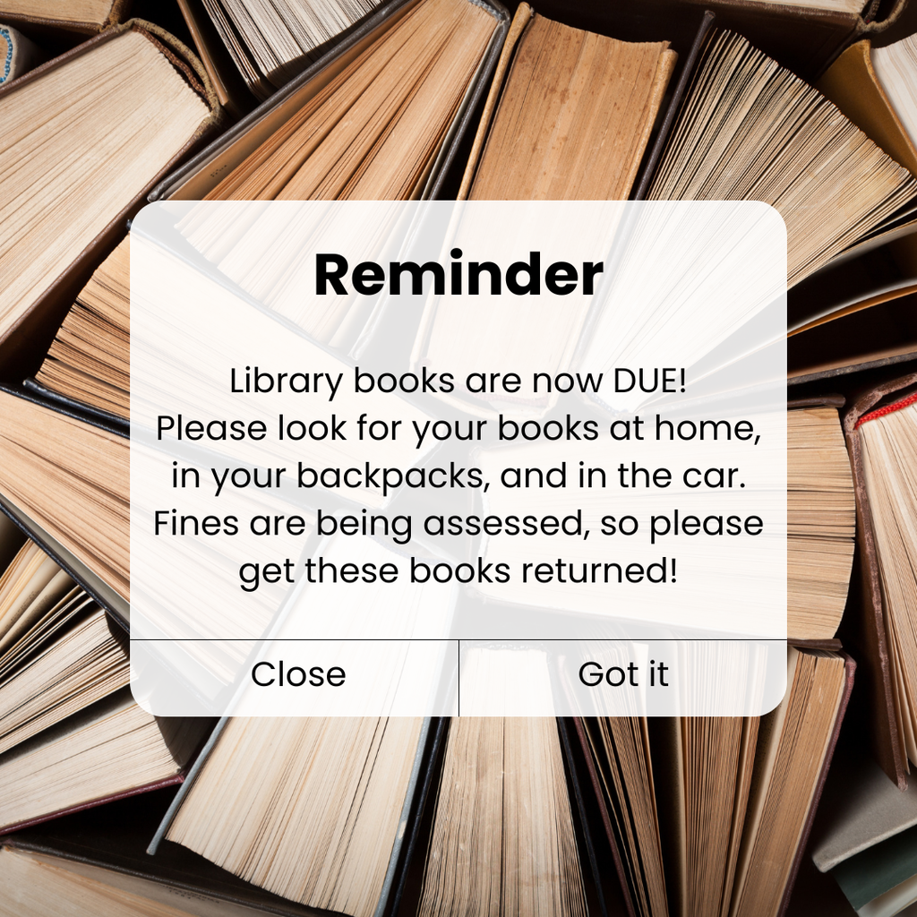 Library Books Due