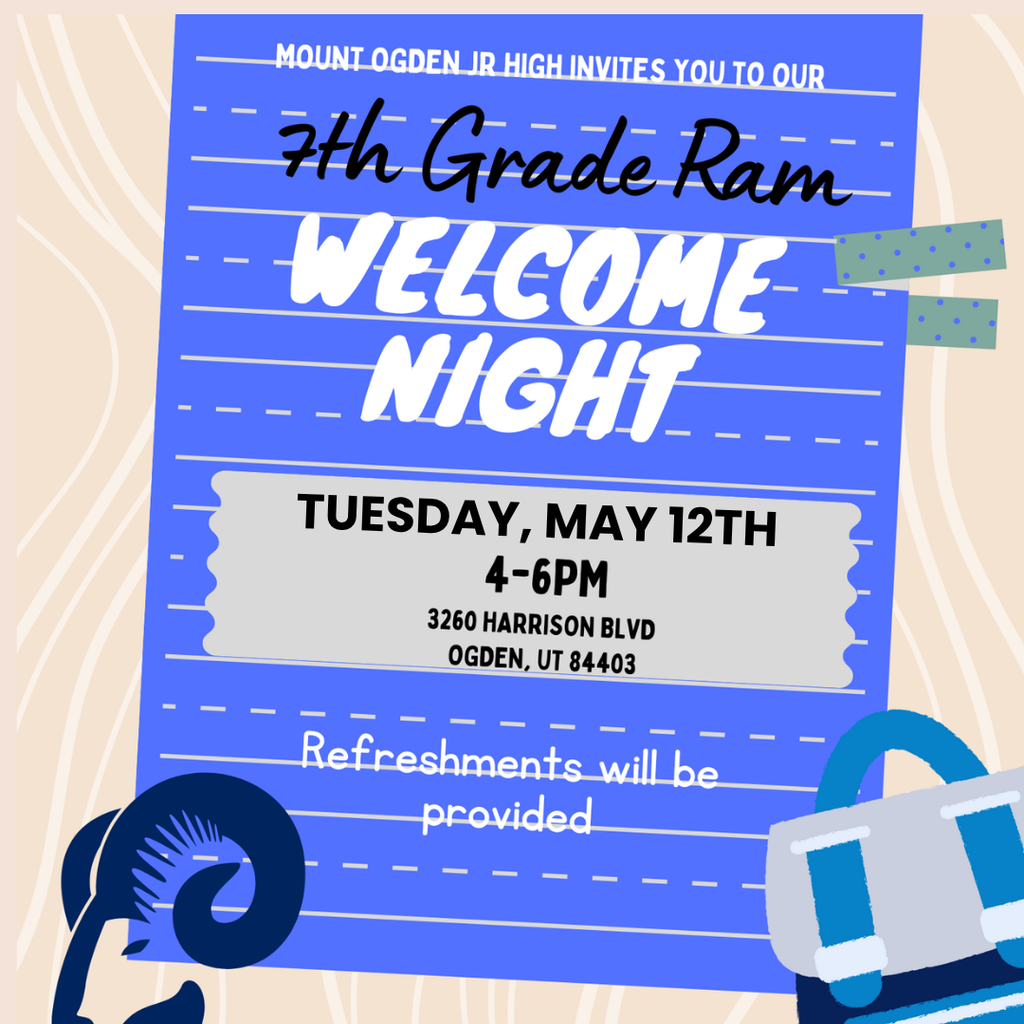 Incoming 7th Grade Welcome Night