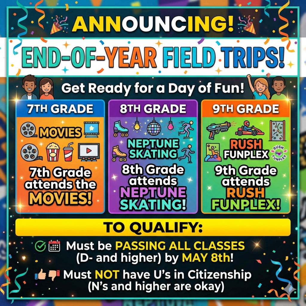 End of Year Field Trips