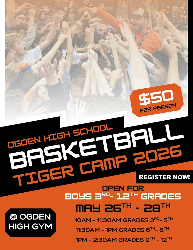 Boys basketball camp flyer