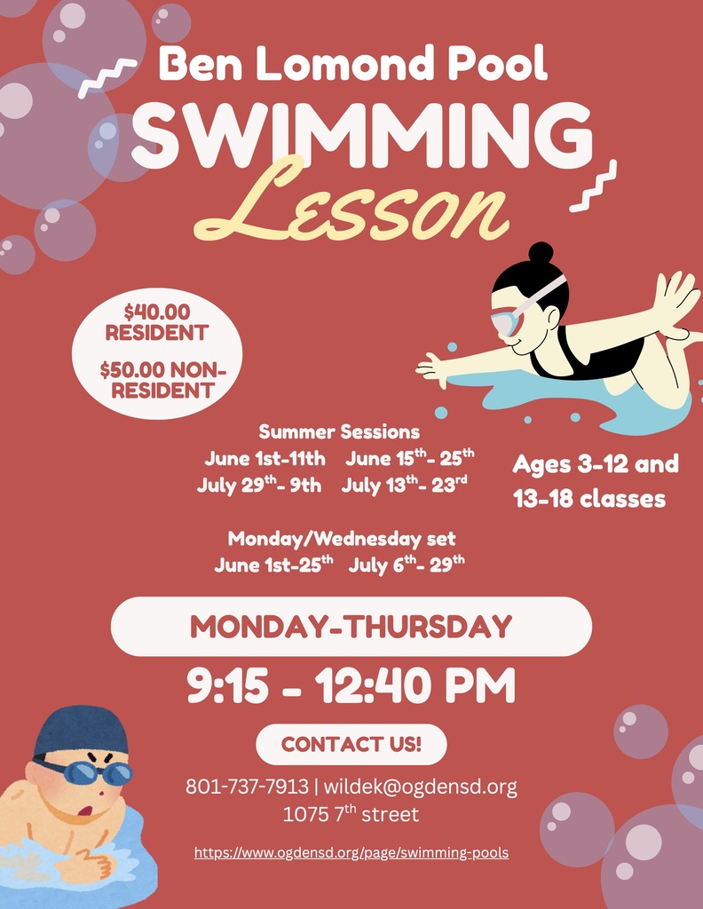 Summer swimming lessons available at Ben Lomond High School swimming pool