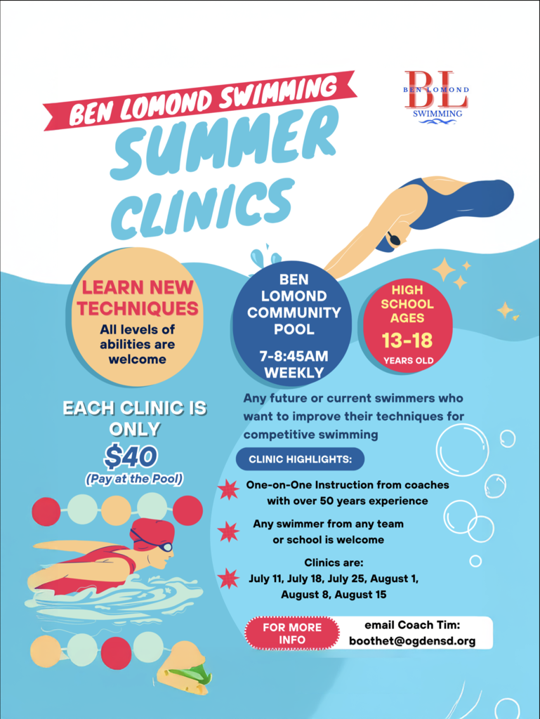 Summer Swimming Camps Flyer