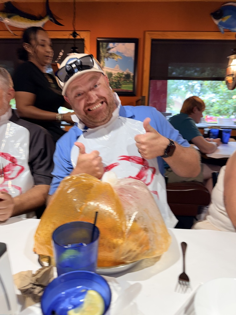 Mr. Moon's First Crab Boil!