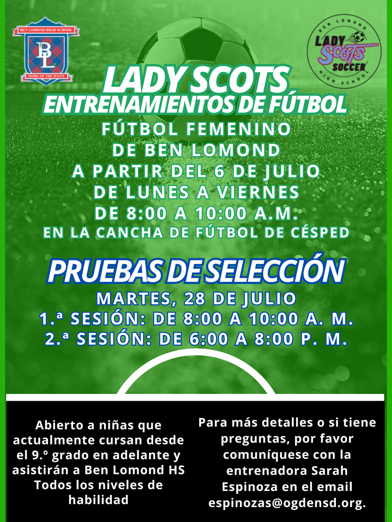 Lady Scots Soccer