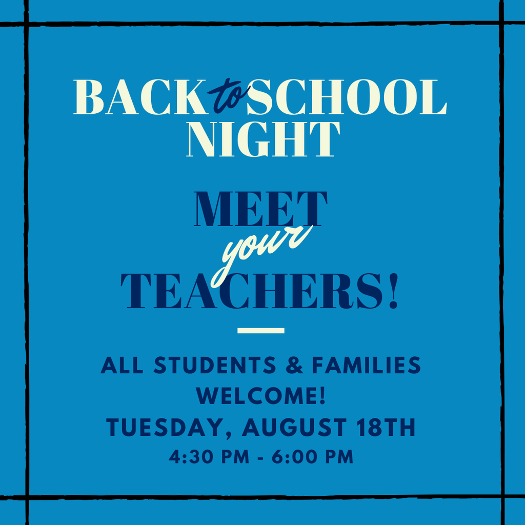 Back-to-School Night 26-27