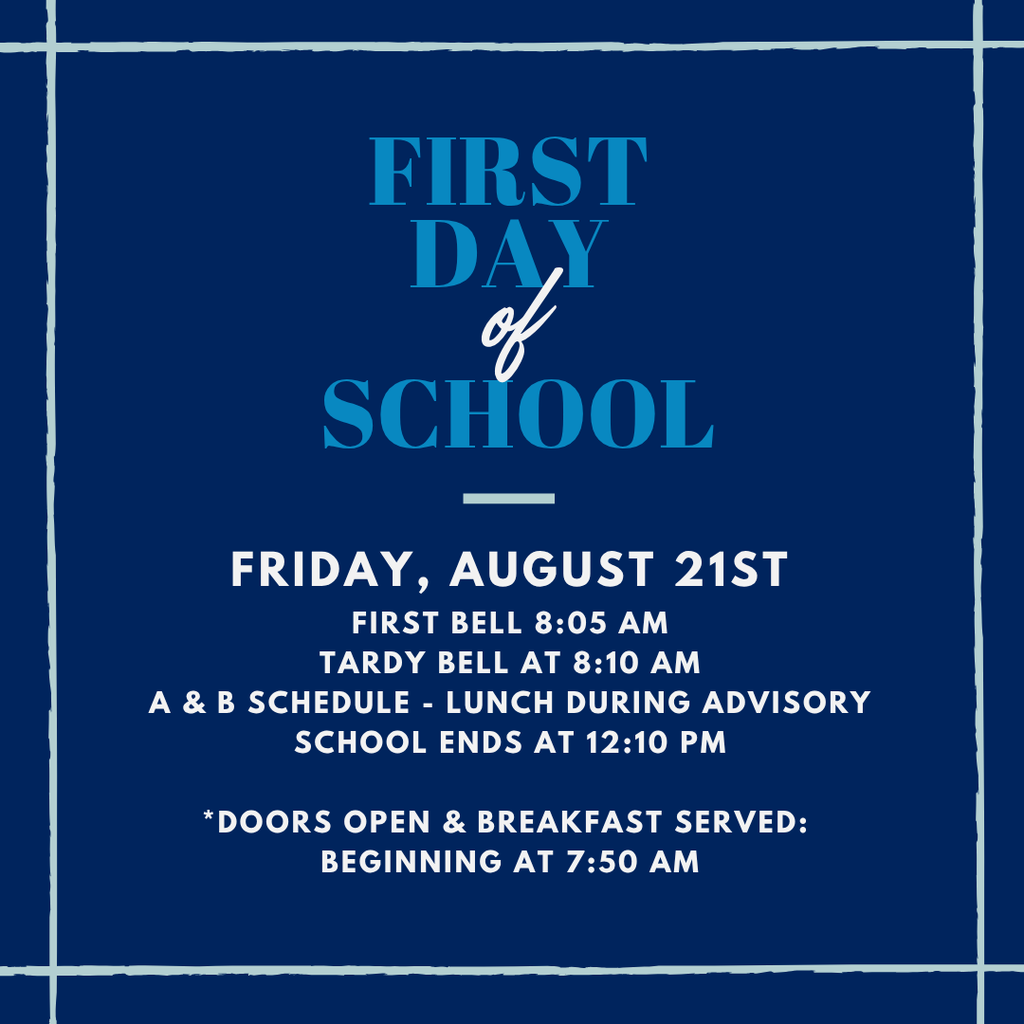First Day of School 26-27