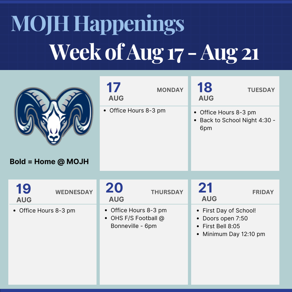 Week at a Glance 8.17.26