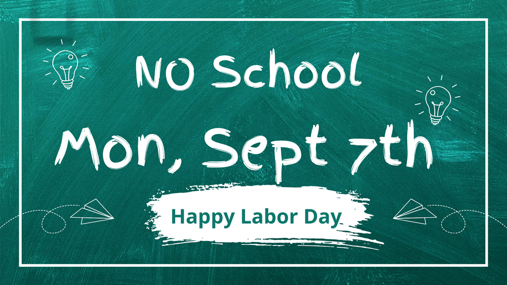 Green chalkboard background, with white writing