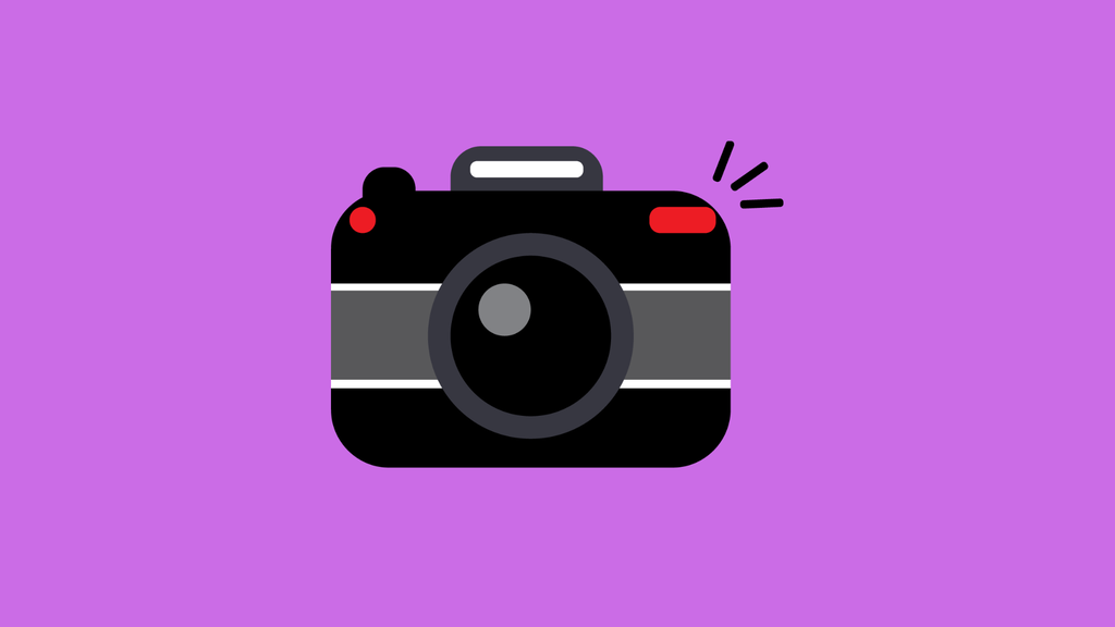 Animated photo of a camera