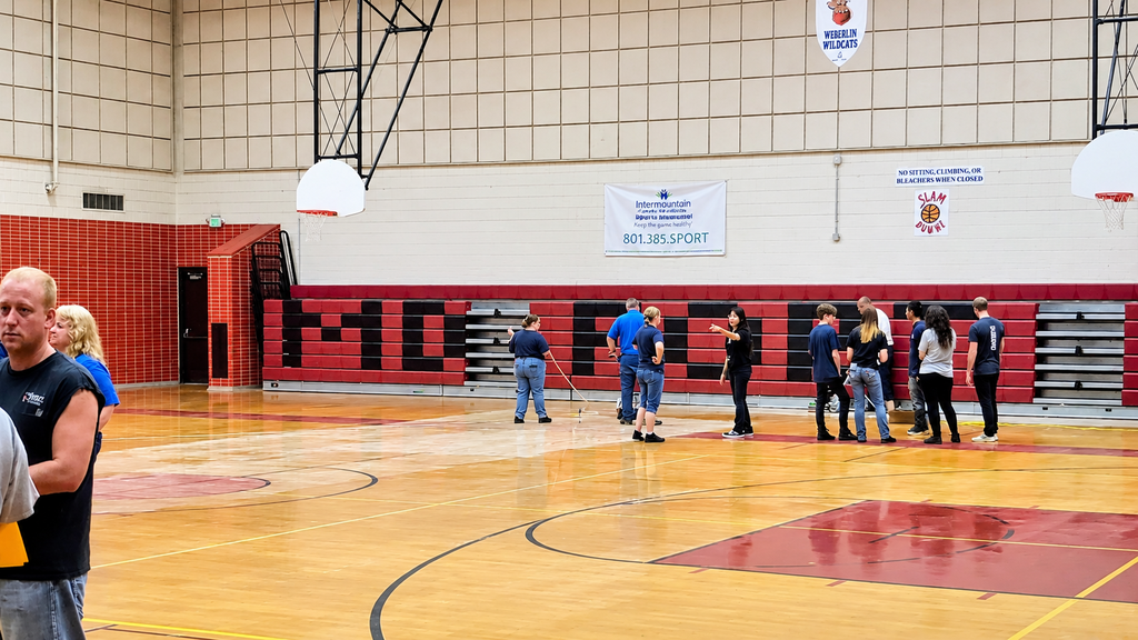 Custodians at work
