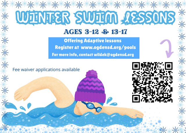 Winter Swim Lessons Flyer