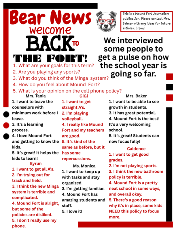 Bears News, September - page 1