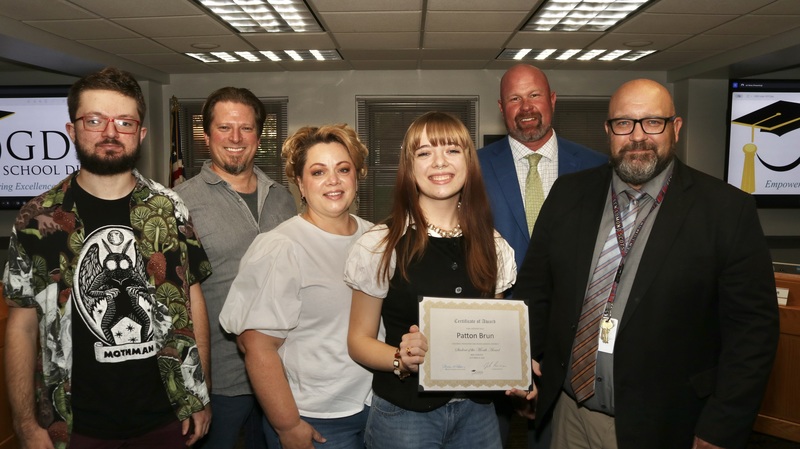 Patton Brun - Student of the Month