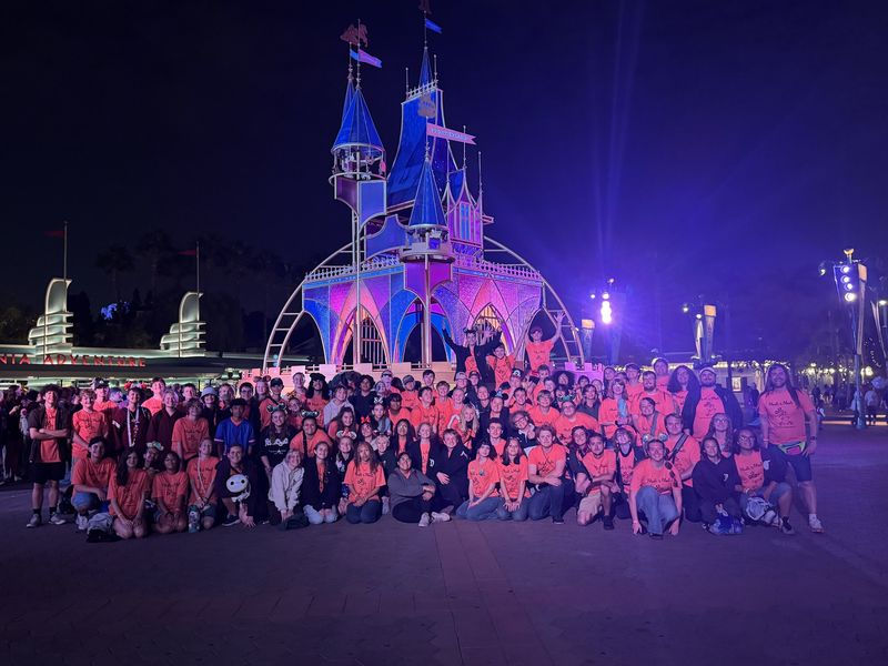 Disney Castle Team Pic