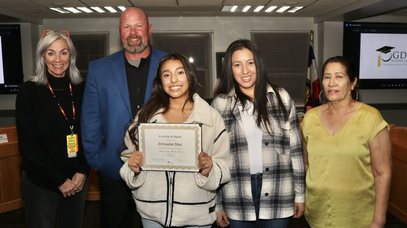 Amisadai Diaz - Student of the Month