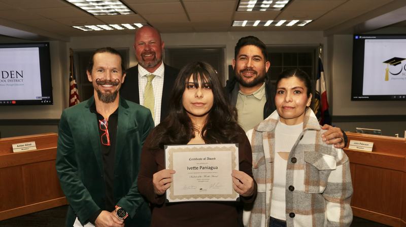 Ivette Paniagua - Student of the Month