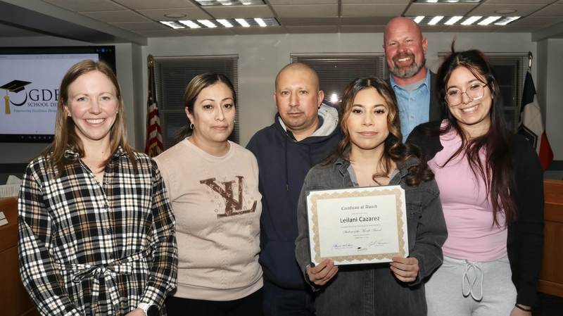 Leilani Cazarez - Student of the Month