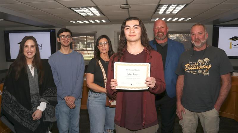 Ryker Mays - Student of the Month