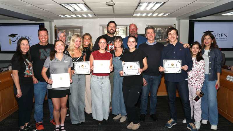Ogden High School Academic All-State Recipients