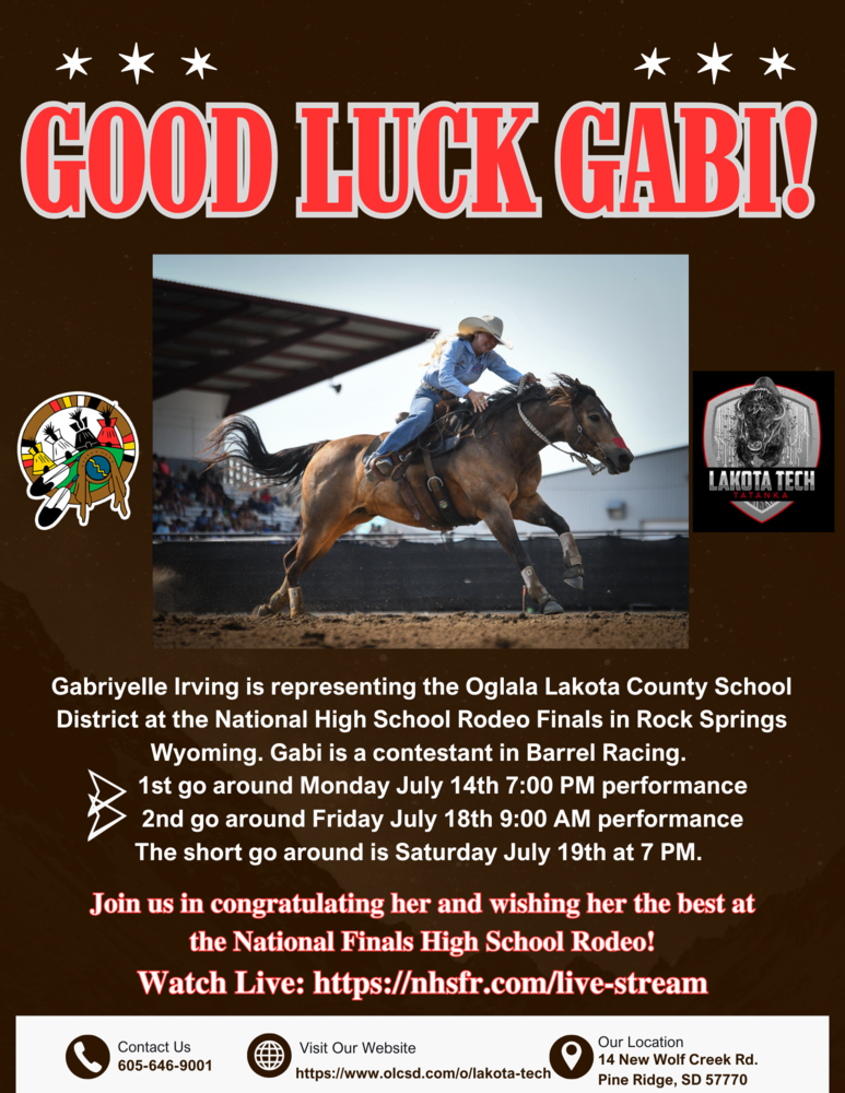 Good Luck to Gabi Irving at Nationals