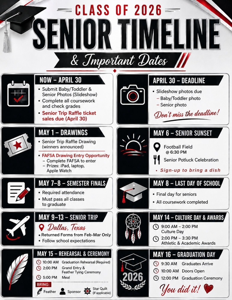 Senior Class of 2026 - IMPORTANT INFORMATION