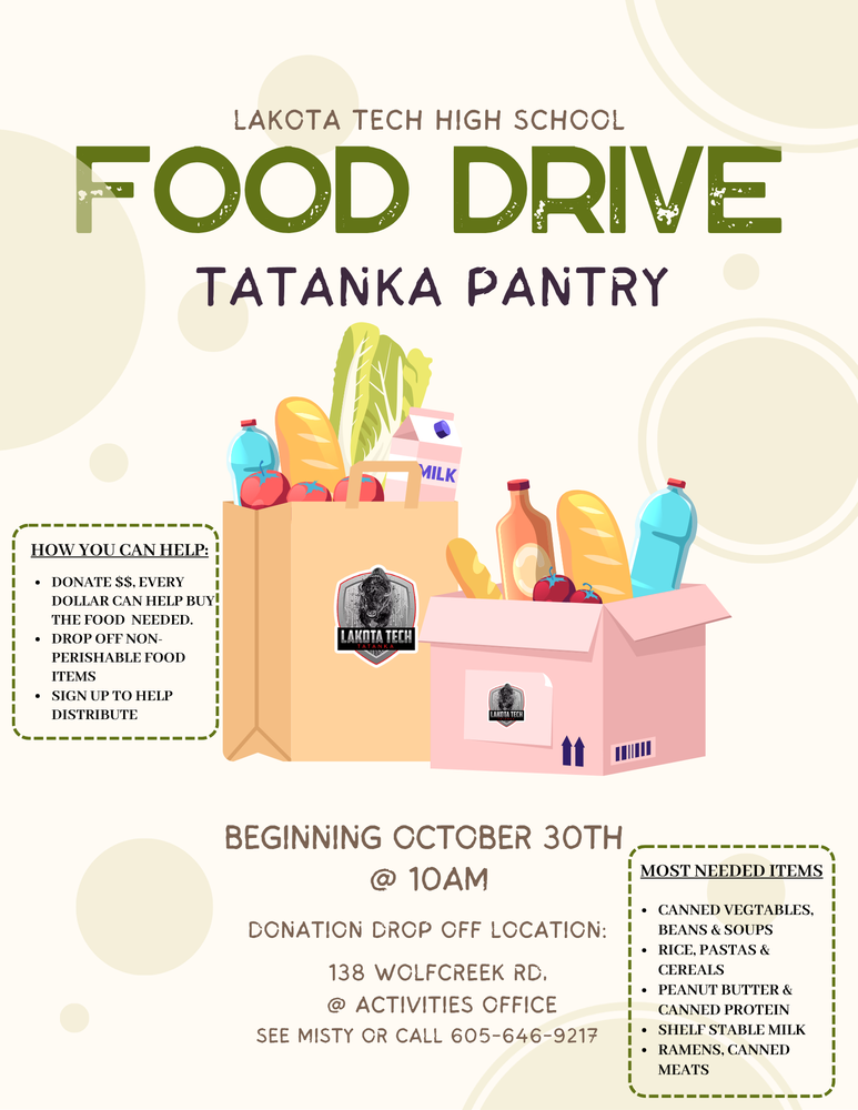 TATANKA FOOD DRIVE
