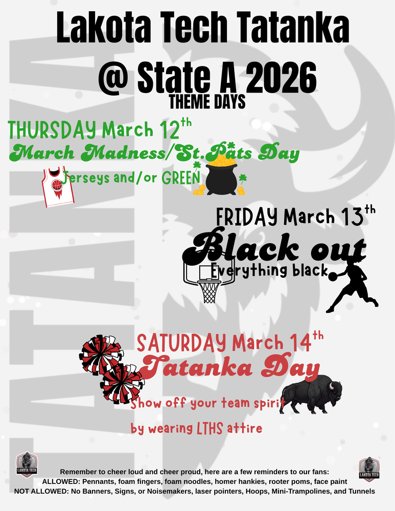 LTHS Tatanka Pride State A Themes
