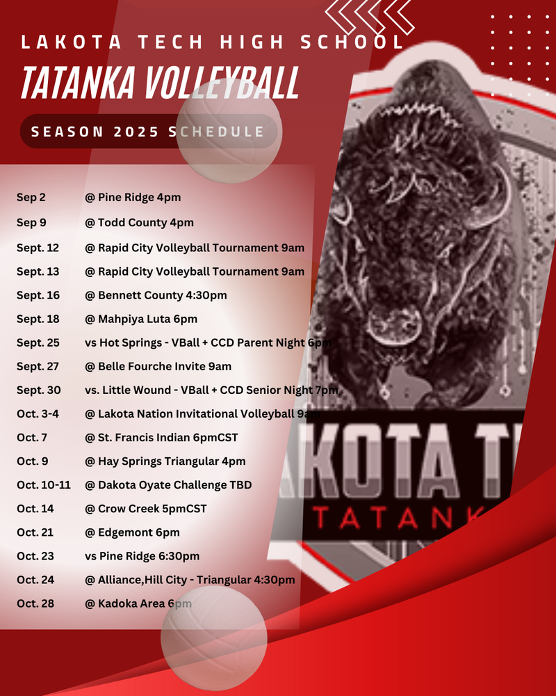 Volleyball Schedule 2025