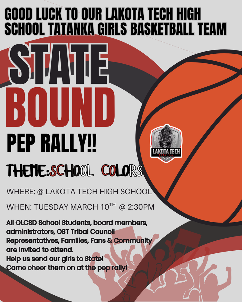 State A 2026 Pep Rally Invite