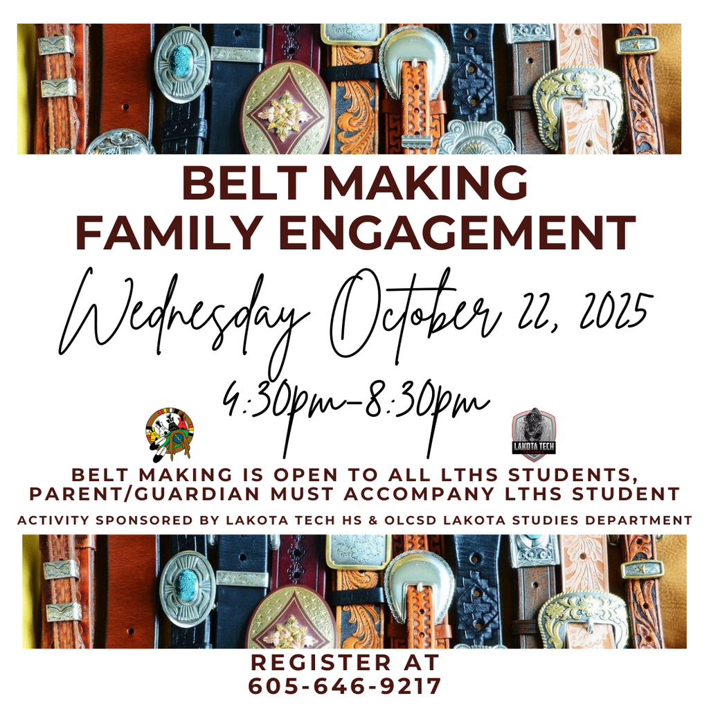 Belt Making October 22nd 4:30pm-8:30pm