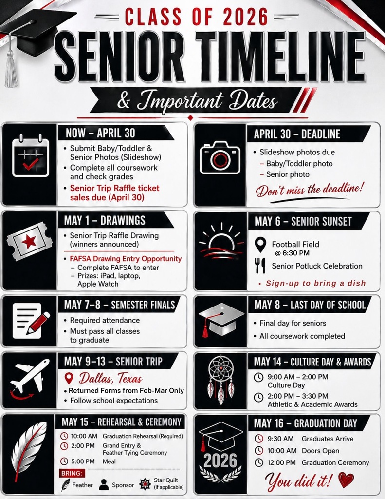 Senior Class of 2026 - IMPORTANT INFORMATION