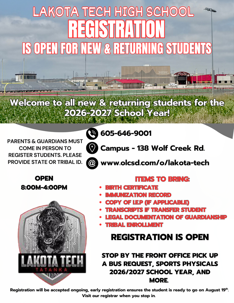 2026/2027 School Year Registration