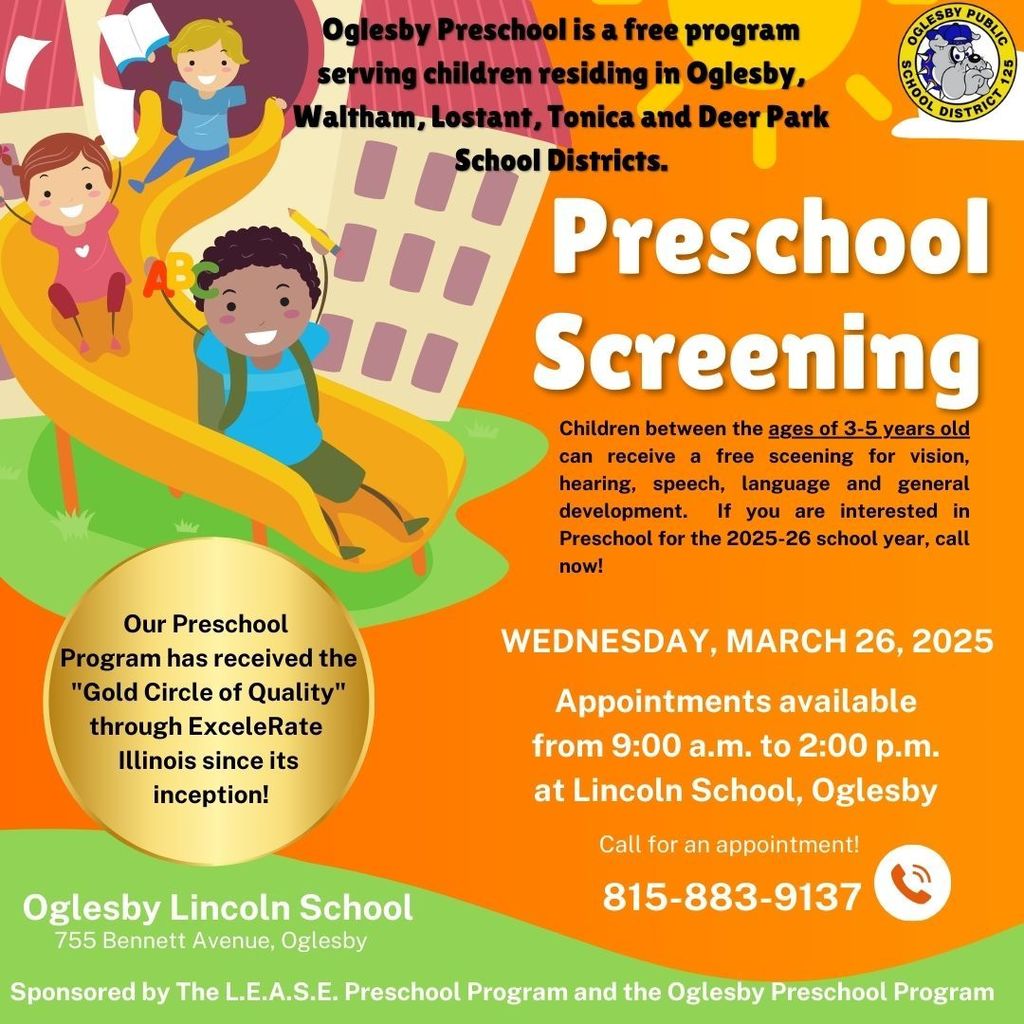 Free Preschool Screening