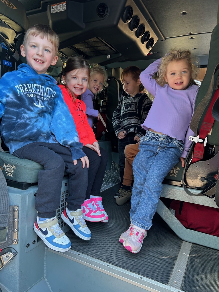 Preschool with the Fire Dept.