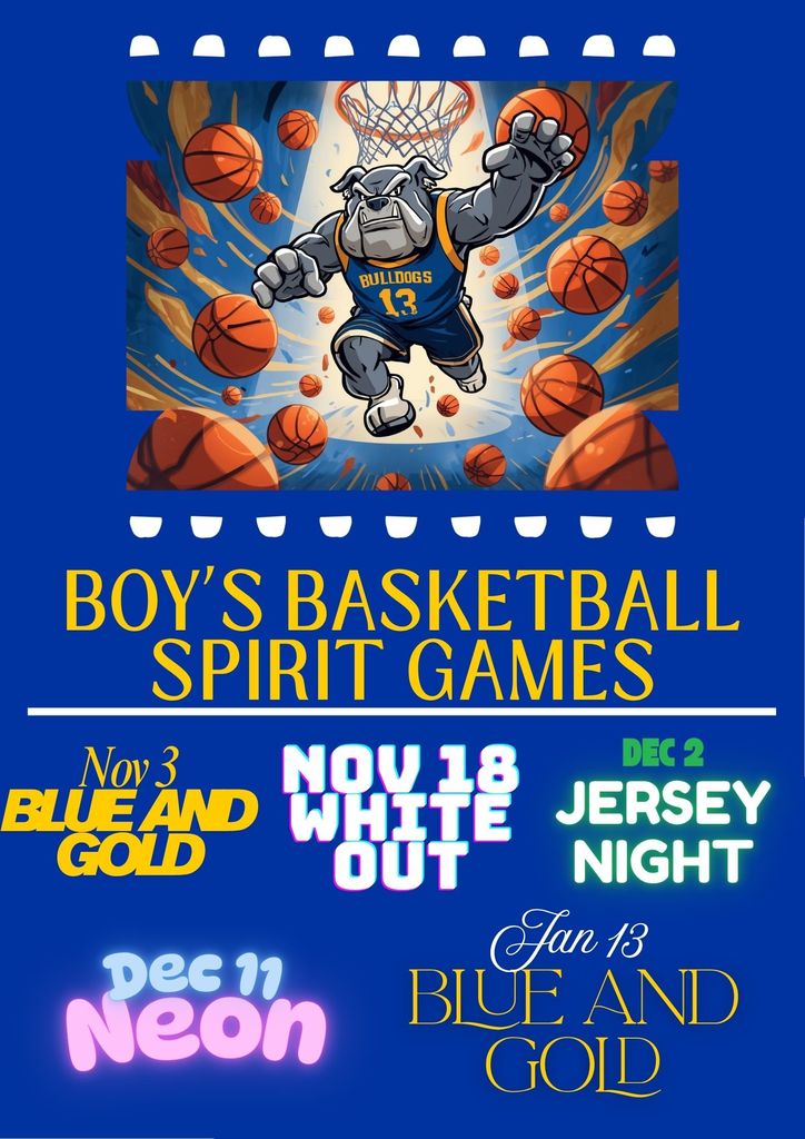 Boys' Basketball Spirit Days