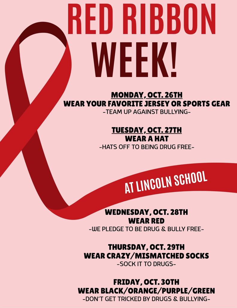 Red Ribbon Week at Lincoln School