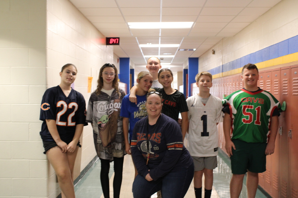 Sports Jersey Day at Washington