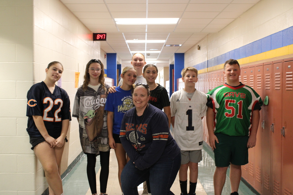 Sports Jersey Day at Washington