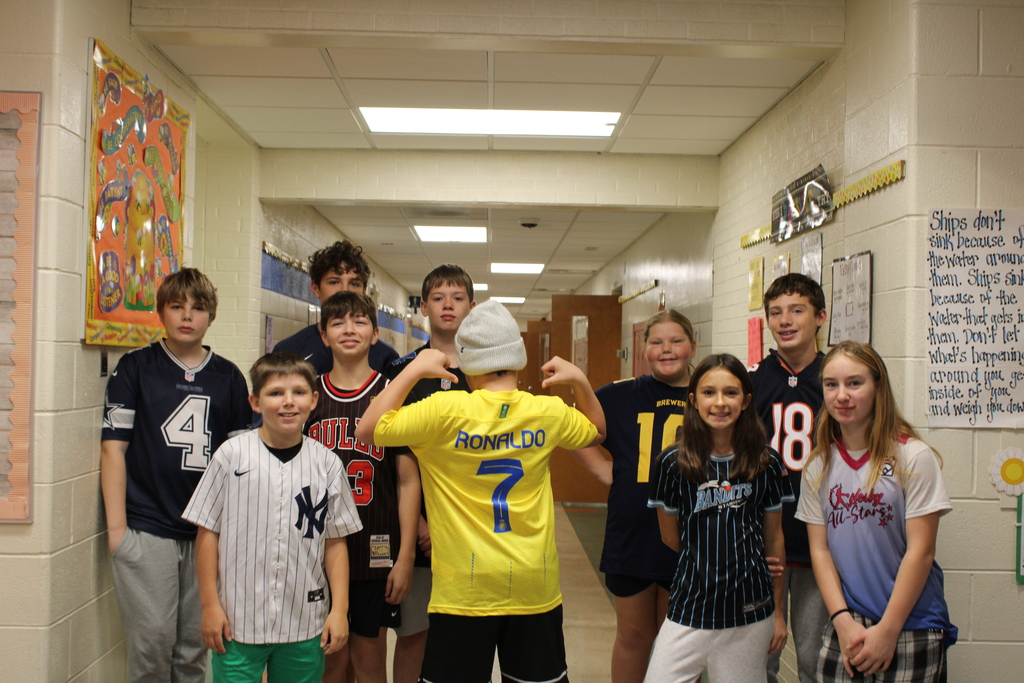 Sports Jersey Day at Washington
