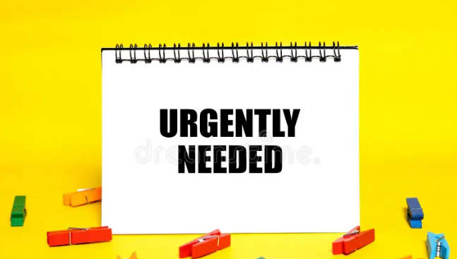 Urgently Needed