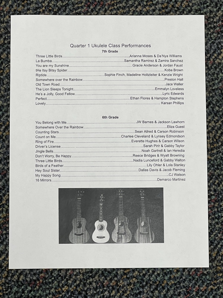 Ukulele Recital