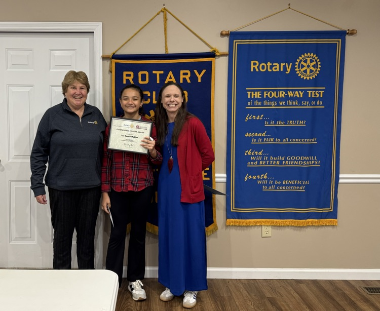 Rotary Student of the Month