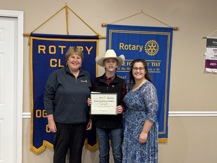 Rotary Student of the Month