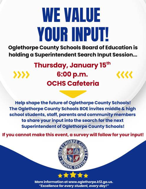 Superintendent Search Information Search