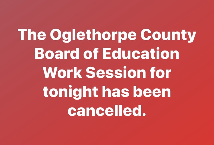 work session cancelled