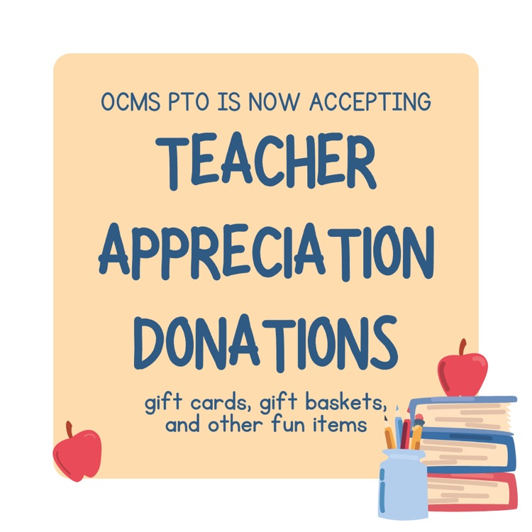 Teacher Appreciation Week Donations