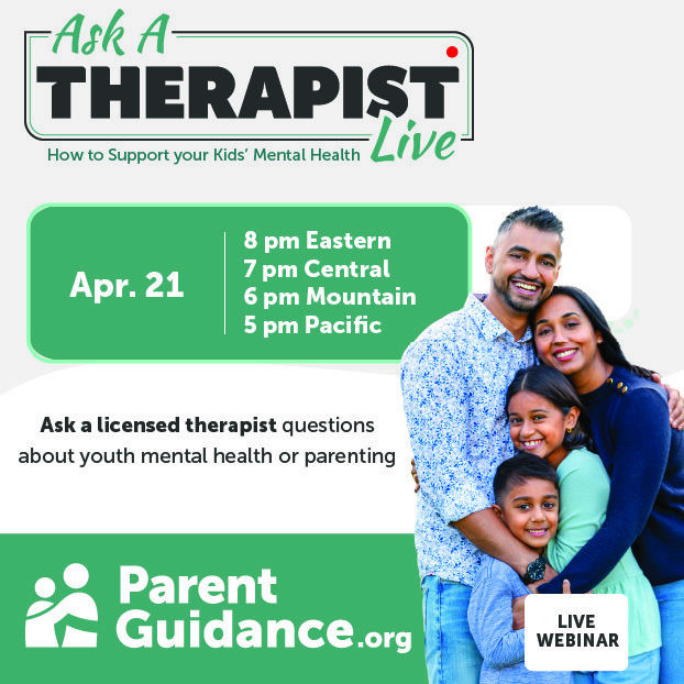 Ask a Therapist Live April 21st
